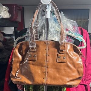 Avon Brown Leather Women's Bag